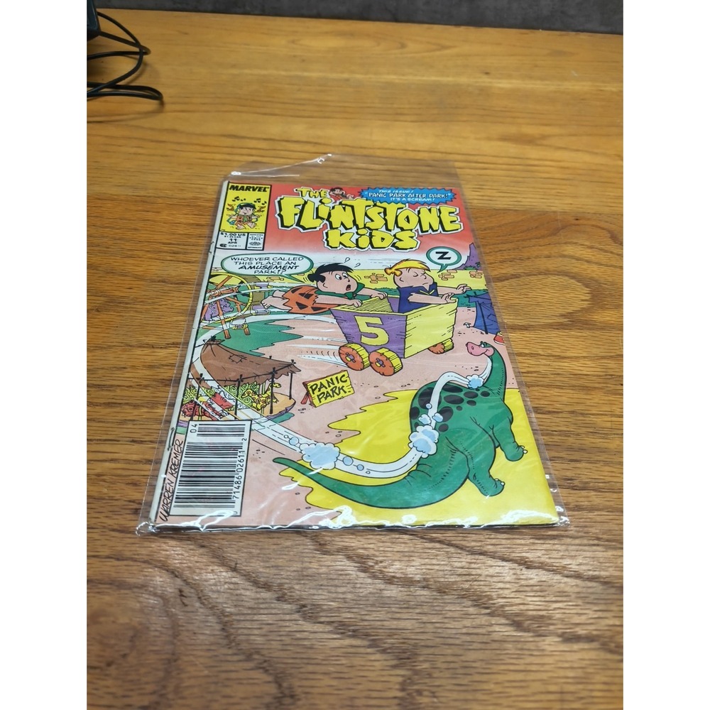 The Flintstone Kids‎ #11 Apr 1989 PANIC PARK AFTER DARK Marvel Comics